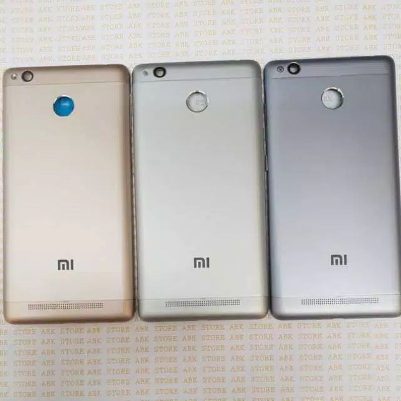 BACKDOOR BACK COVER KESING CASING HOUSING XIAOMI REDMI 3S / REDMI 3 PRO TUTUP BELAKANG