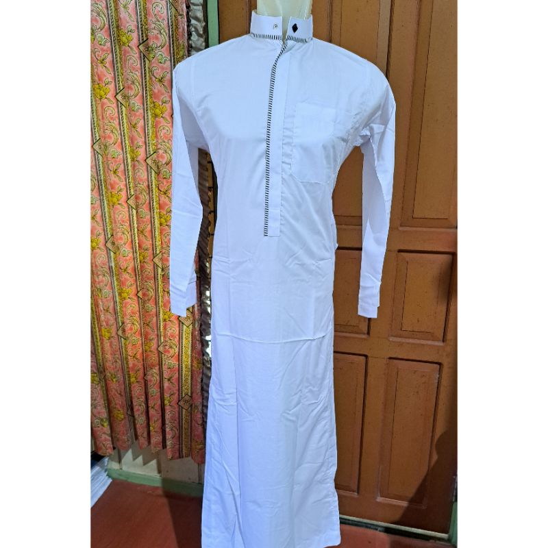 Gamis Jubah putih Allebas dan Al- has collection gamis putih dewasa