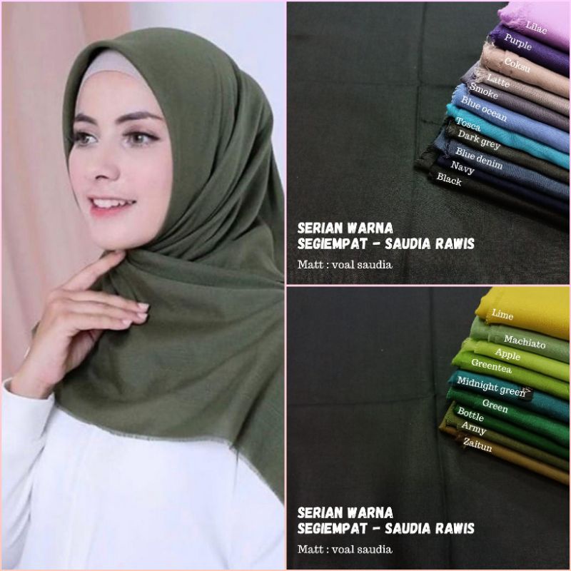 JILBAB SEGIEMPAT SAUDIA RAWIS