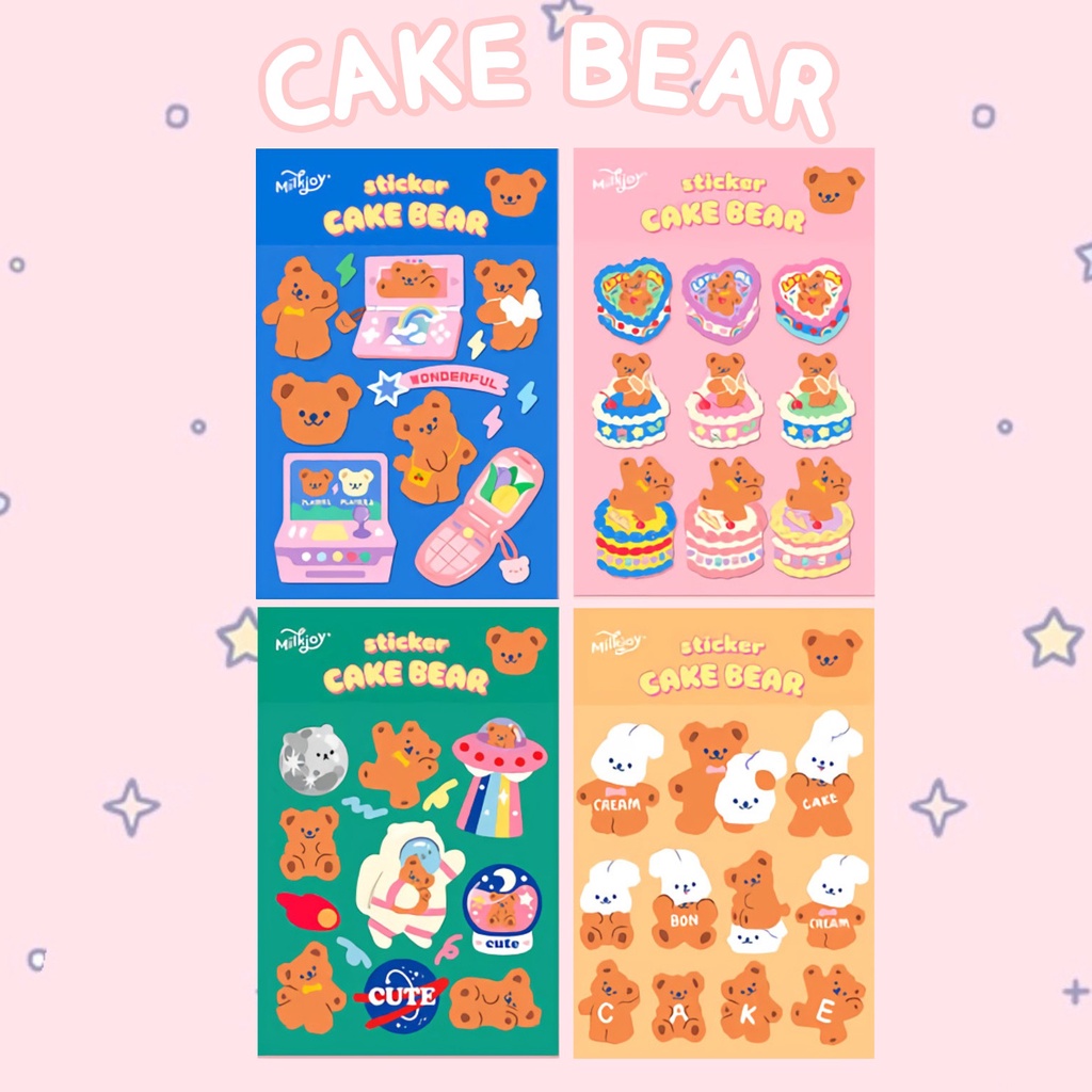 

STICKER CAKE BEAR CLASSIC