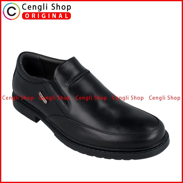 SEPATU FORMAL KULIT PAKALOLO PRIA ORIGINAL PANTOFEL ASLI HITAM PB23