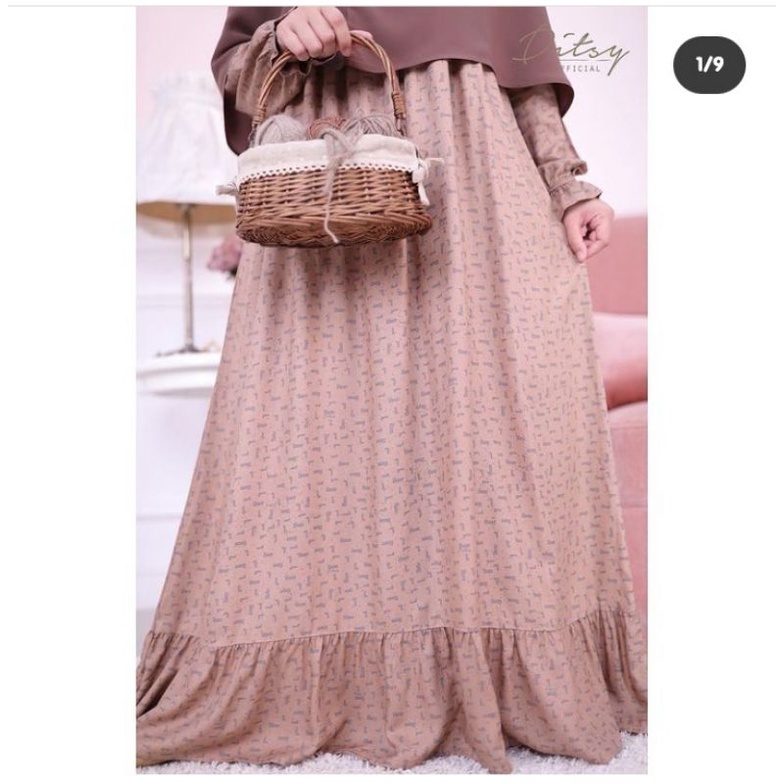 DITSY FEBRUARI 2022 - RUNA MOCCA PEARLWOOD - DITSY NIGHTGOWN DITSY PRIVE