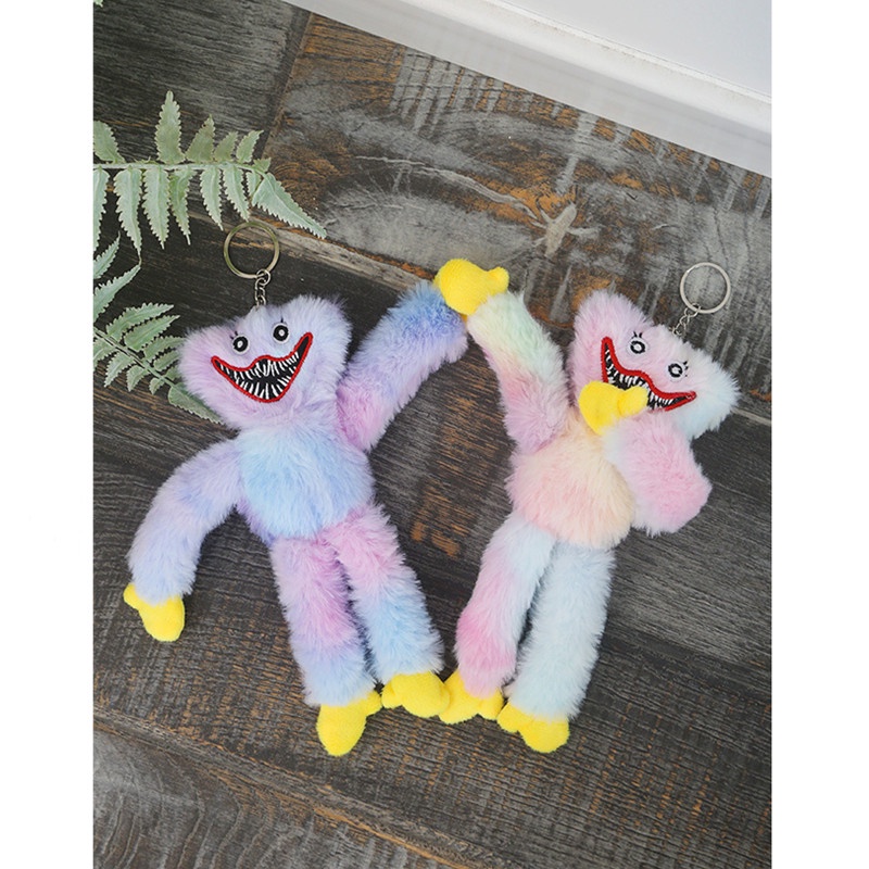 Gantungan Kunci Boneka Plush Huggy Wuggy 20CM Multiwarna Untuk Anak Laki-Laki / Perempuan