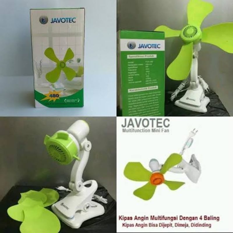 kipas angin javotec jepit 480