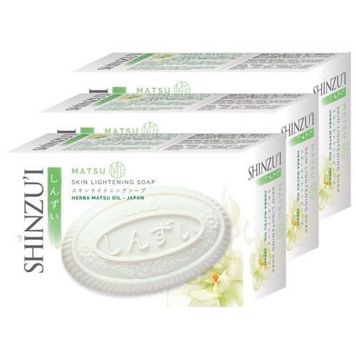 ( Isi 3 ) Shinzui Skin Lightening Soap - Sabun Batang Isi 3