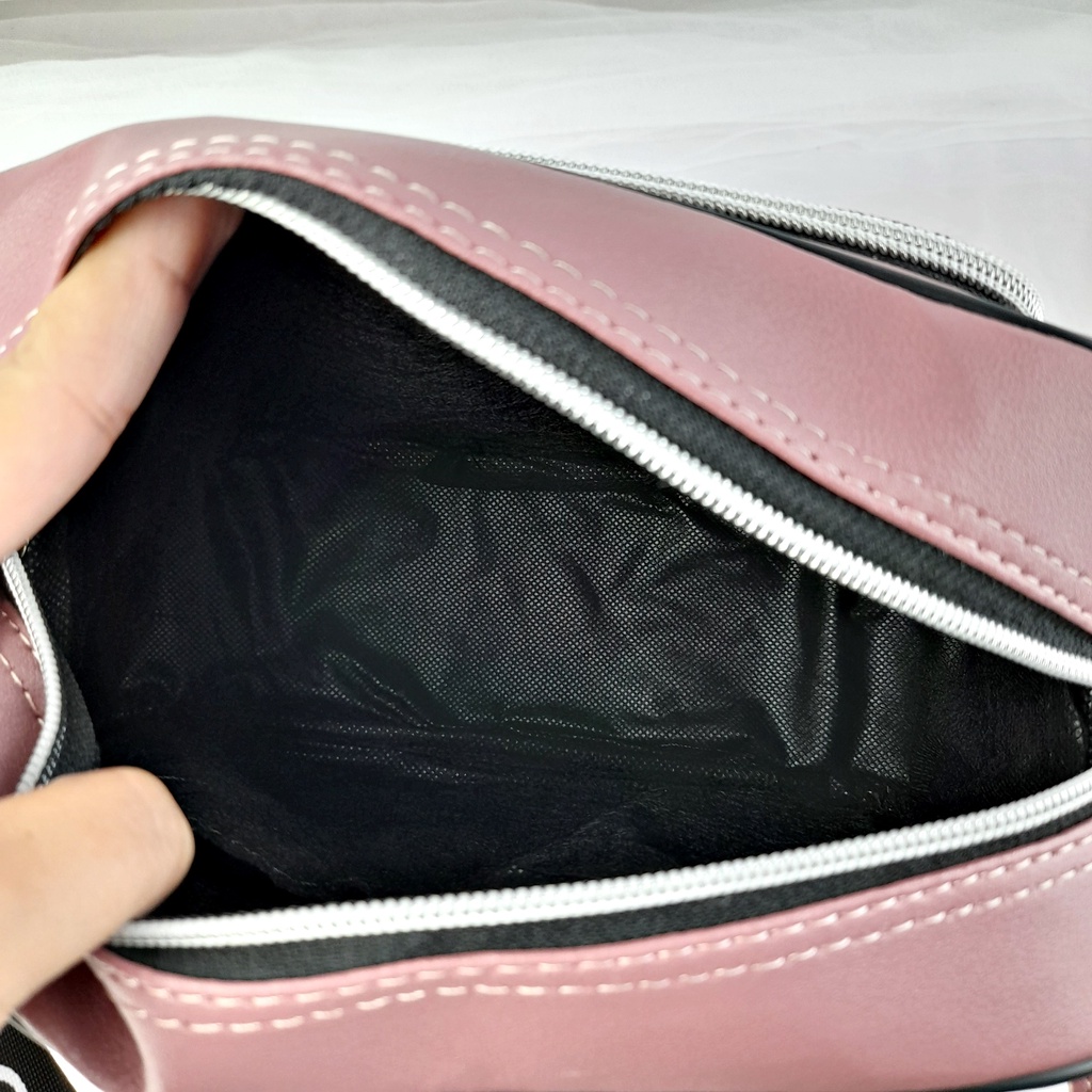 Tas Selempang Wanita Sling Bag Kulit Tali Lisban Kotak Model Ala Korea KT047