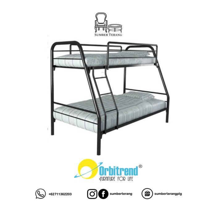 Bunk Bed Ranjang Tingkat Orbitrend New Mars / Ranjang Besi Susun Anak