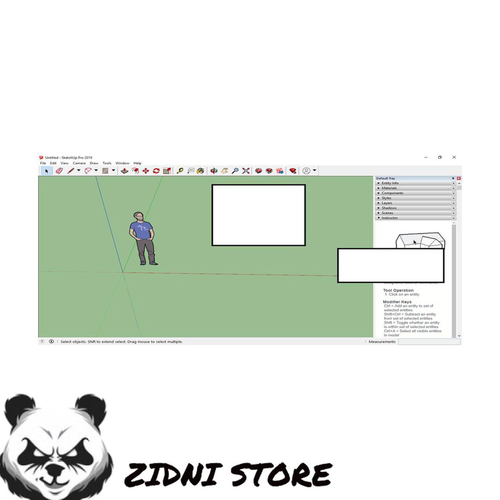 SOFTWARE APLIKASI SWA92 SKETCHUP PRO 2019 ORIGINAL