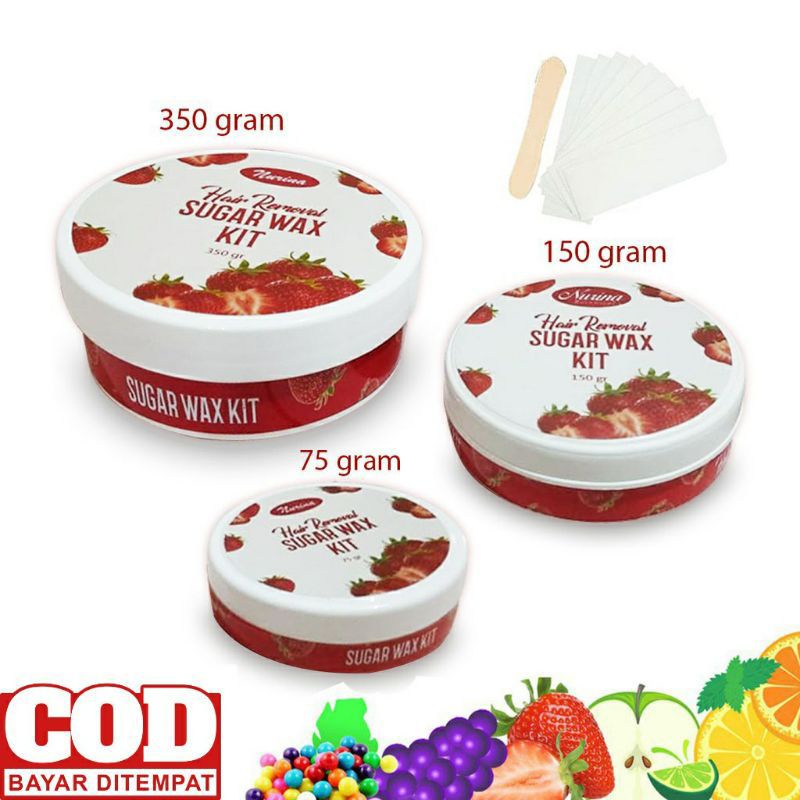 COD Sugar Waxing Kit Hair Removal / Perontok Bulu Rambut Instan