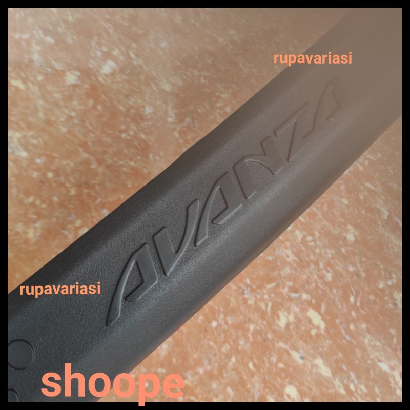 sill plate silplate belakang bagasi Toyota all new grand Avanza 2012 sampai 2018 plastik abs 2013 2014 2016 2015 2017 hitam