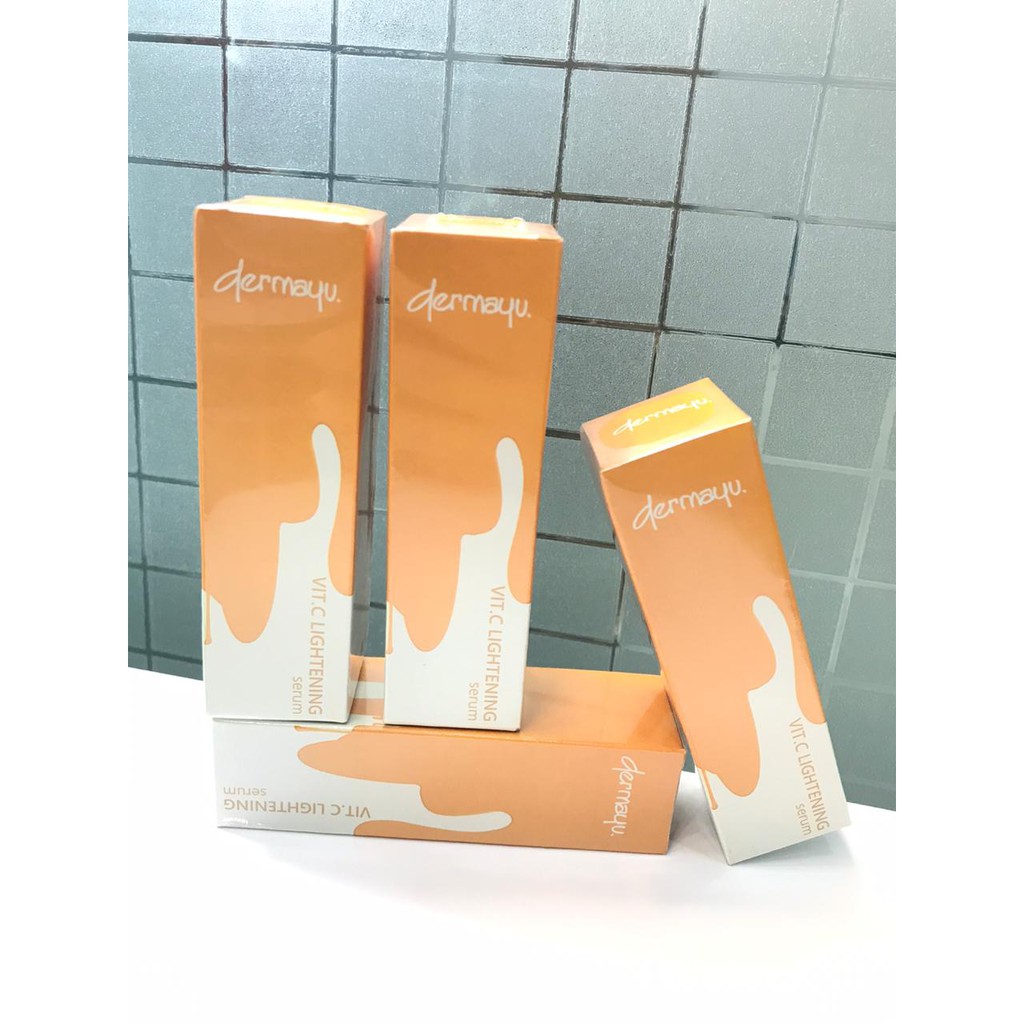 [COD] Dermayu Serum Vitamin C Lightening AMPUH Mengatasi Kulit Berminyak &amp; Mengencangkan Kulit  I 100% Original BPOM