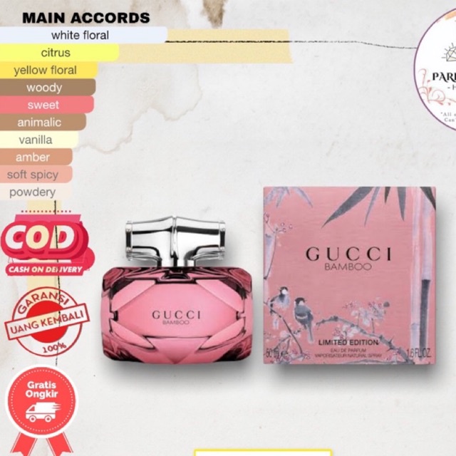 Parfum Gucci Bamboo Pink LIMITED EDITION for Women EDP 100 ml PREMIUM GRADE A