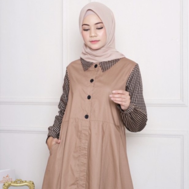 Hot Deals Gamis Katun Jepang Ori Ramee Selena By Actual Terlaris Best Seller Kekinian Busui Friendly