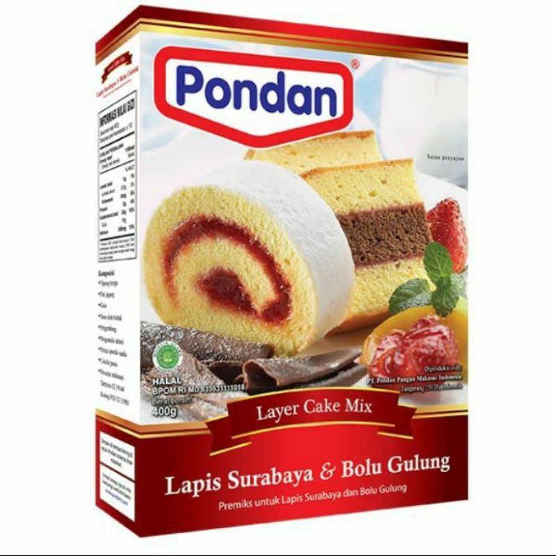 

pondan lapis surabaya bolu gulung 400gr