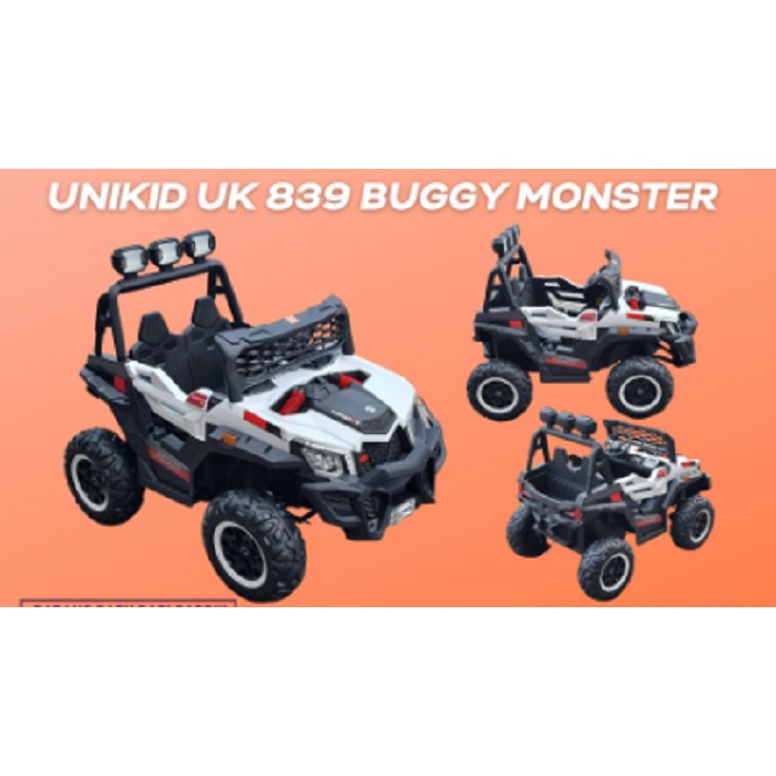 Mobil Aki Mainan Anak Remote Control Unikid Jeep Rubicon Wrangler 4wd Ban Karet Unikid UK 839 12v 10AH-6