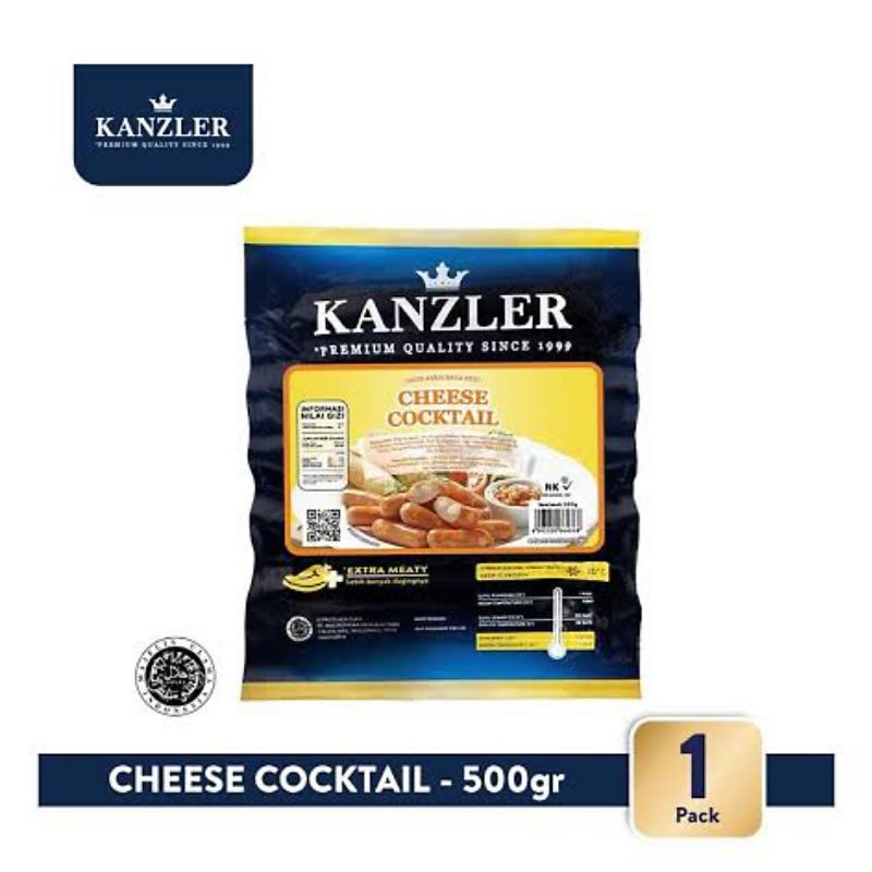 

Kanzler Cheesee Cocktail 500gr / Sosis daging ayam