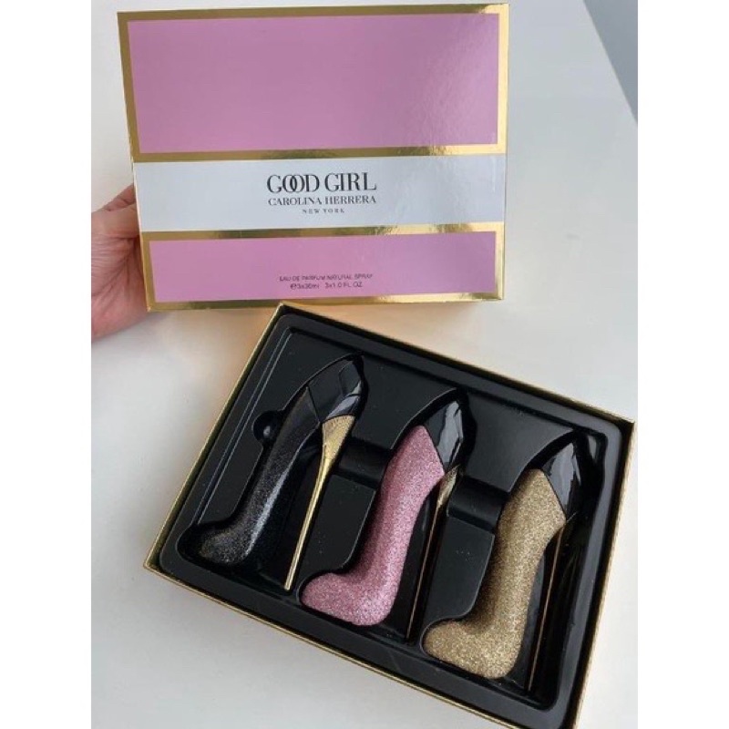 Parfum Gift Set Good Girl Carolina herrera for Women EDP Sepatu Buat Kado Hadiah Cewek Pernikahan
