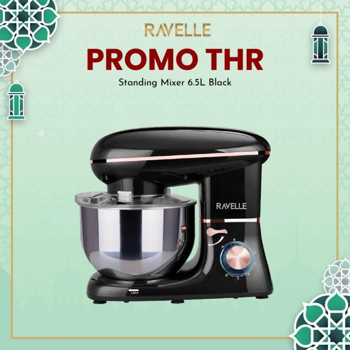 Ravelle Stand Mixer 6,5 L - Standing Mixer - Ravelle - Onyx Black
