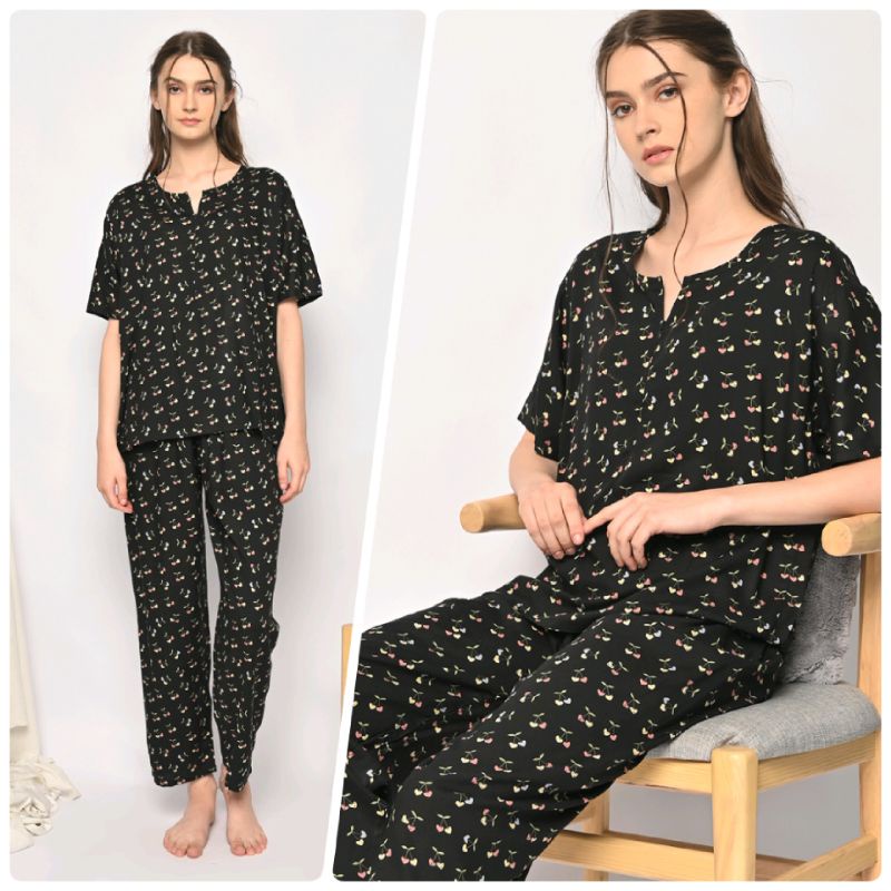 ONE SET PIYAMA RAYON-CPJ SLTG CHERY ITAM