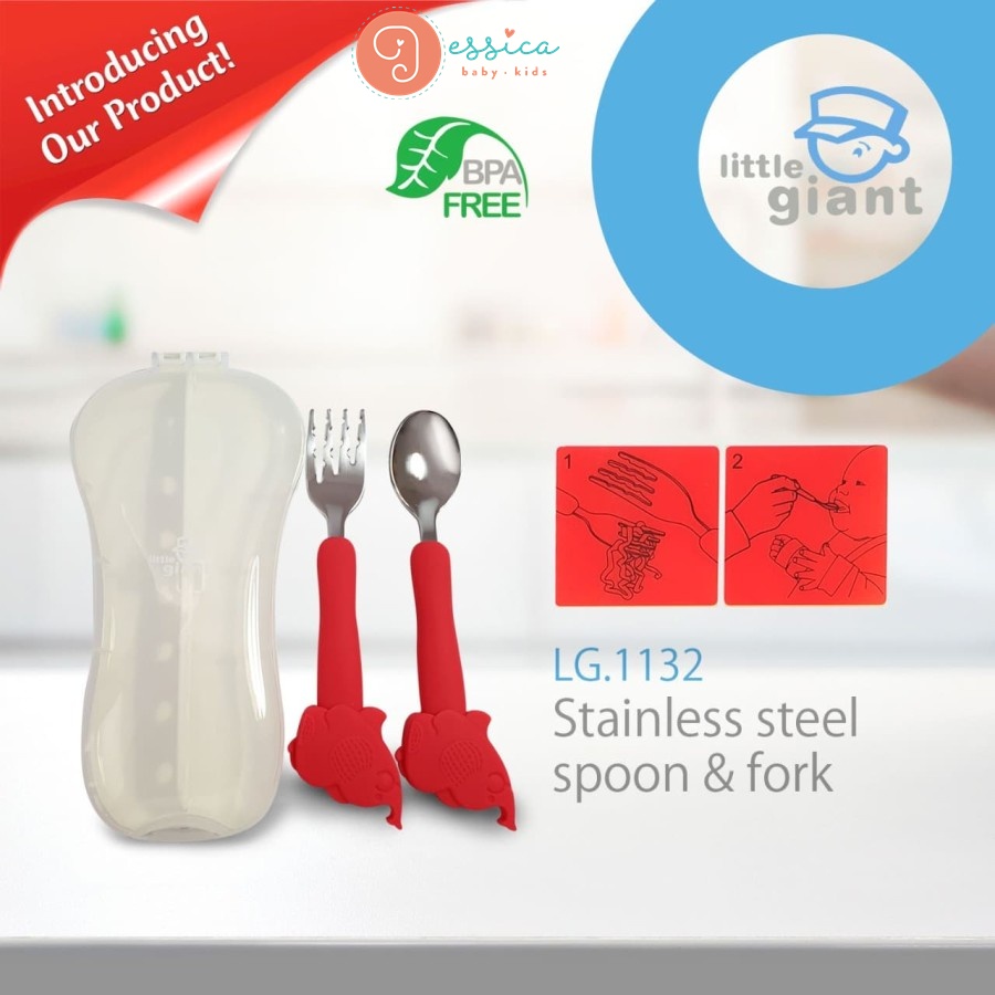 Little Giant Stainlesssteel spoon & fork