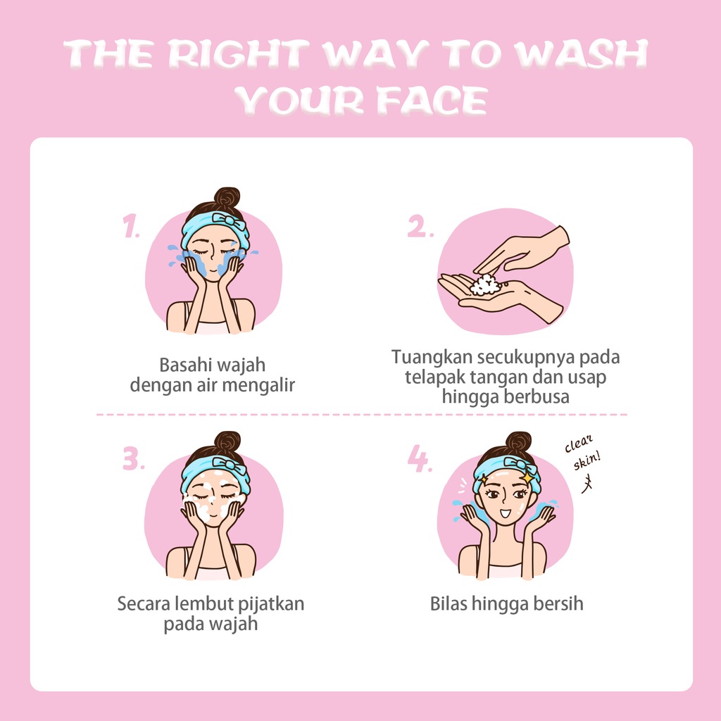YOU Hy! Amino Wow-Tery Hydrating Facial Wash Sabun Cuci Muka