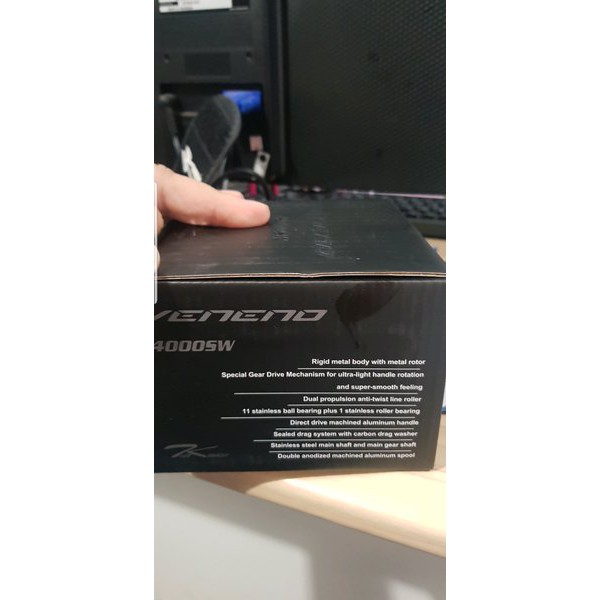 reel kamikaze veneno 4000sw