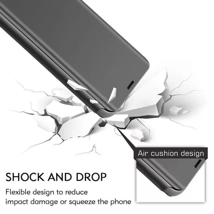 SAMSUNG M22 M32 A03S A22 A32 4G 5G A52S A52 A72 M12 A12 A02S M51 2021 CLEAR VIEW FLIP COVER MIRROR CASE STANDING