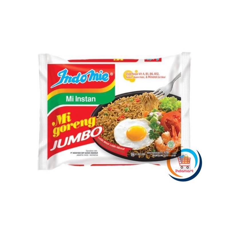 Indomie Goreng Jumbo 129 gr (5 pcs)