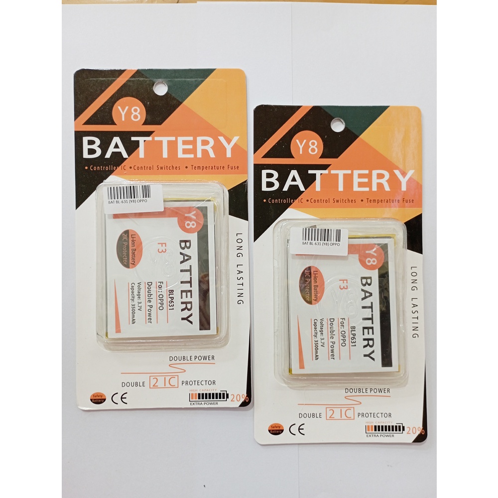 Baterai Handphone OPPO F3 BLP631 - Batre HP OPPO F3 BLP631 Double Power IC Protection - Batre HP OPP