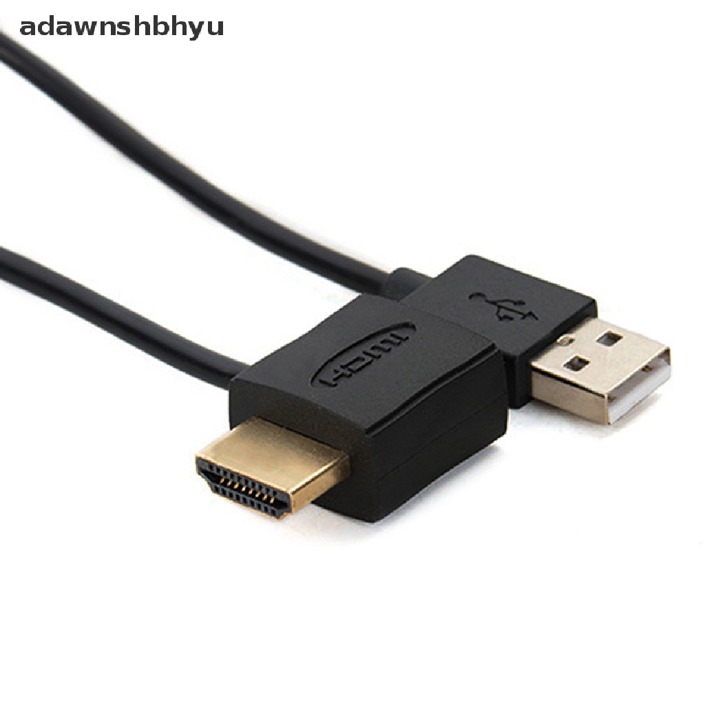 Adawnshbhyu 50cm usb 2.0 hdmi male to female adapter extender Kabel Konektor power