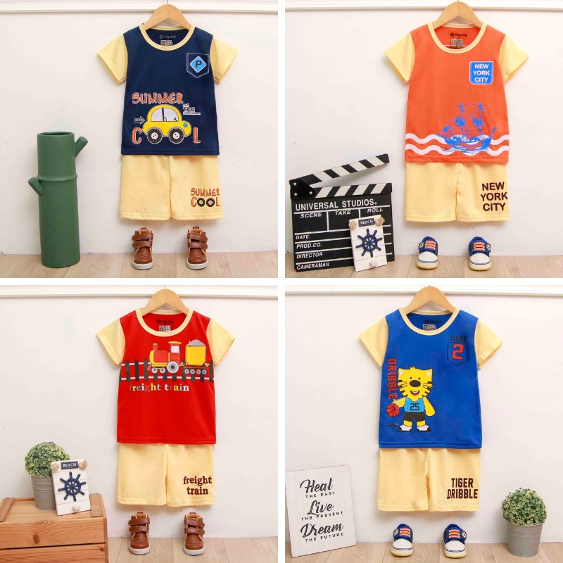 Top Kid Setelan Baju Anak Laki-Laki 2-9 Tahun 052