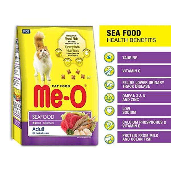 Makanan Kucing Me-O Meo Seafood Adult Freshpack 1.2kg 1.2 kg Sea Food