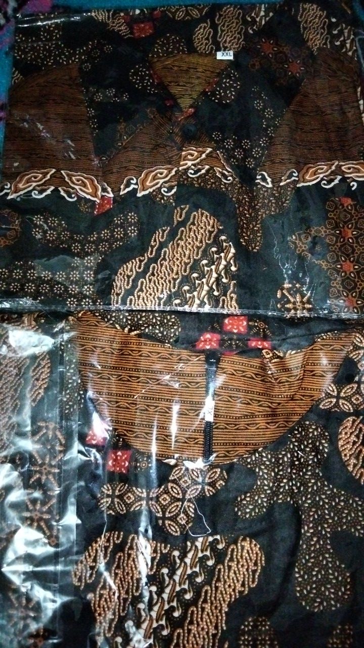 Maura Couple - Sania Ruffle Batik Couple Ori Ndoro Jowi Dnt Garansi
