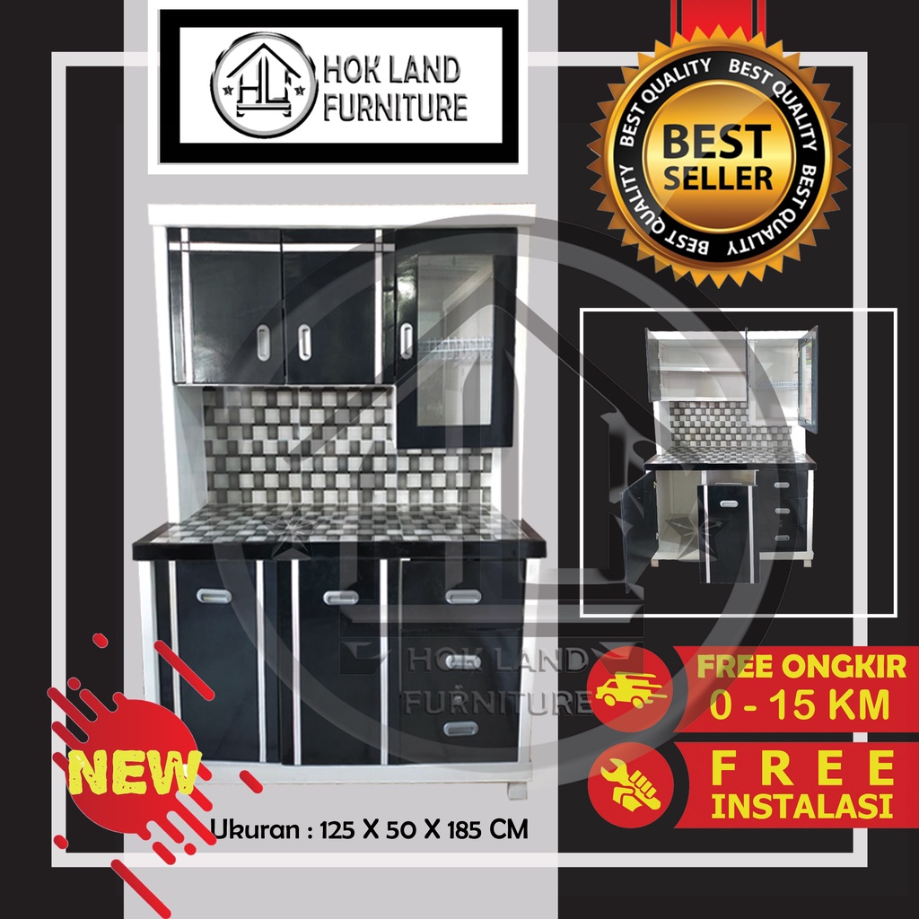 Lemari sayur 3 pintu lemari rak piring dapur minimalis / Lemari Sayur 3Pintu Kayu Multiplek / LS62