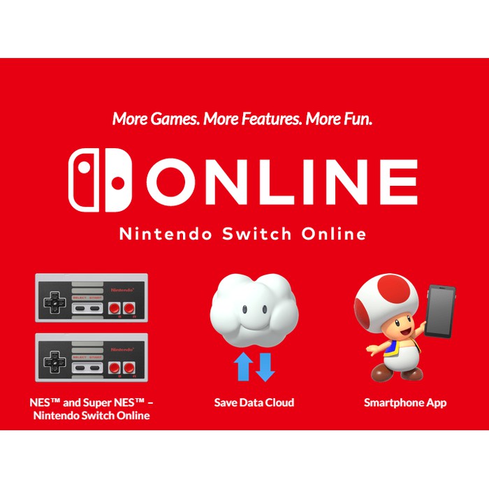 nintendo switch online 1 month