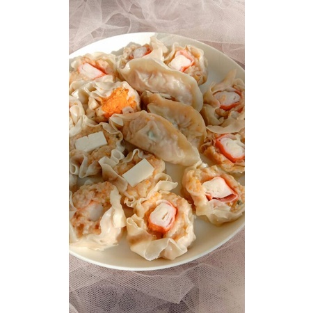 

DIMSUM FROZEN HOMEMADE FRESHMADE murah enak topping mix