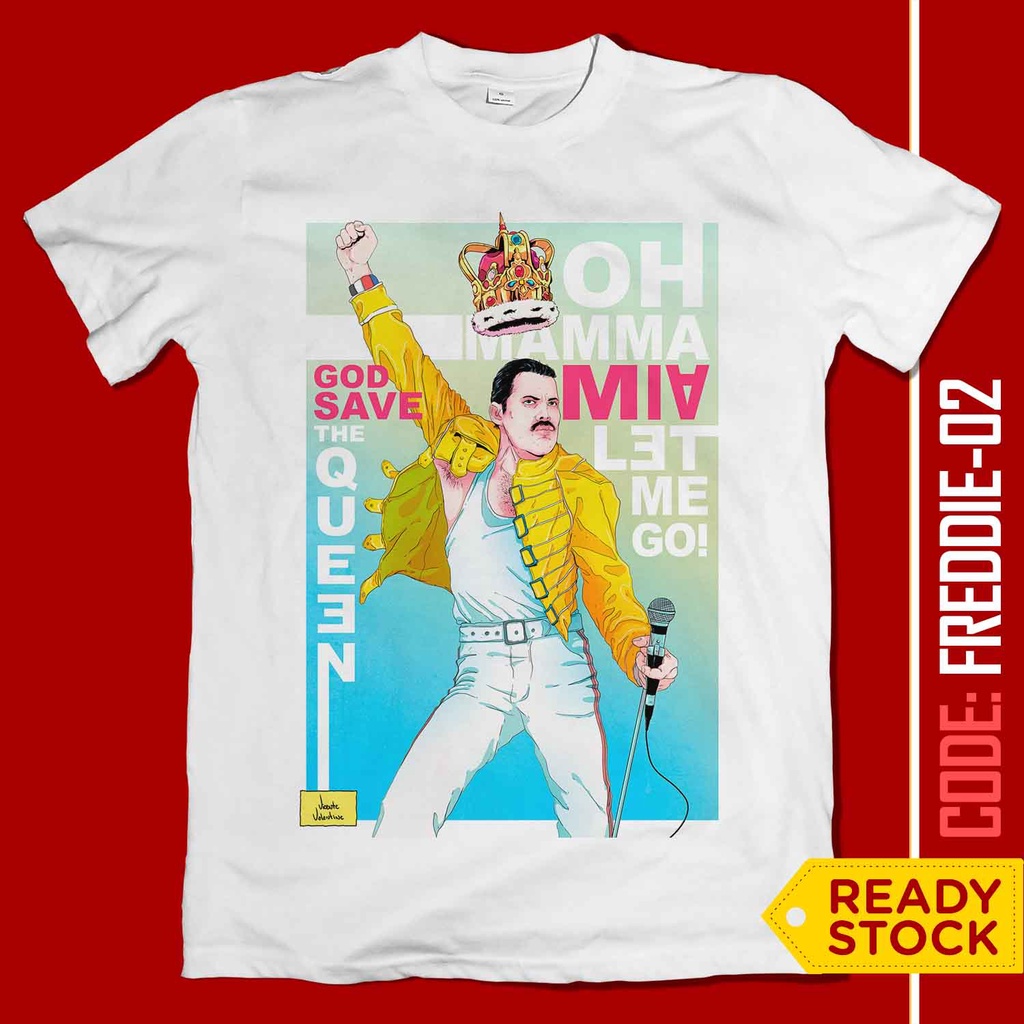 READY STOCK! KAOS FREDDIE MERCURY, KAOS QUEEN SINGLE