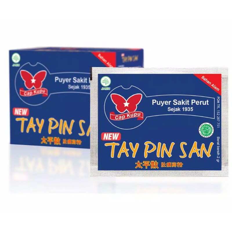 OBAT SAKIT PERUT KUPU-KUPU.TAY PIN SAN@12 BKS