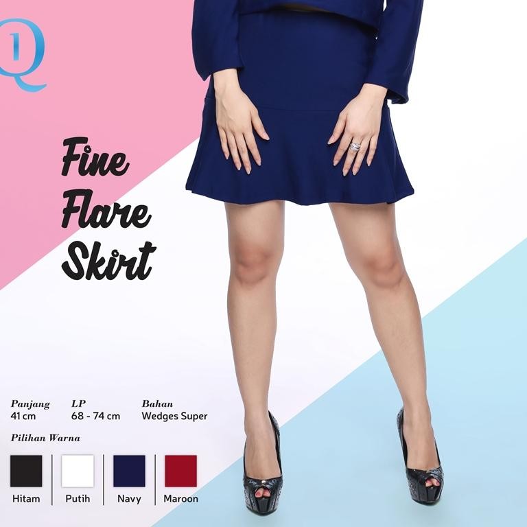 Bawahan Wanita - Fine Flare Skirt