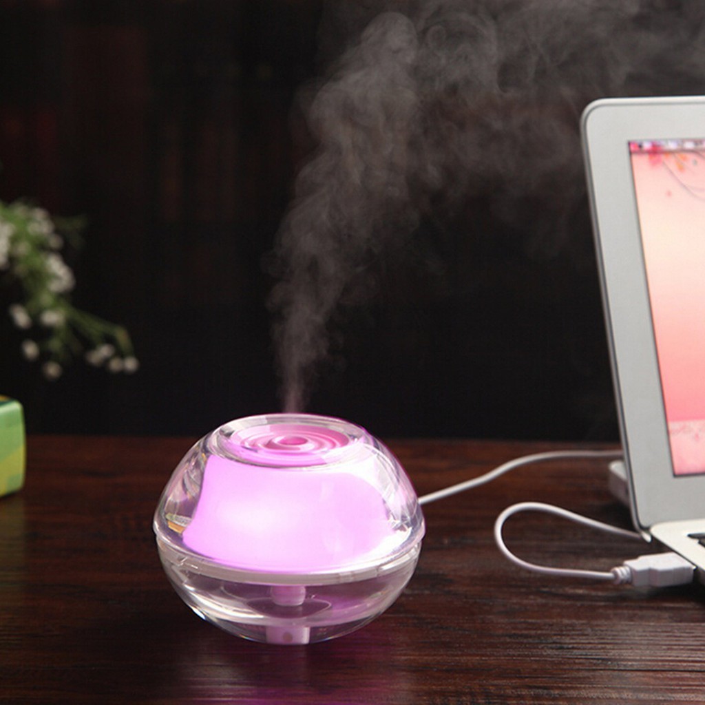 Crystal USB LED Night Light Air Humidifier - Bulat