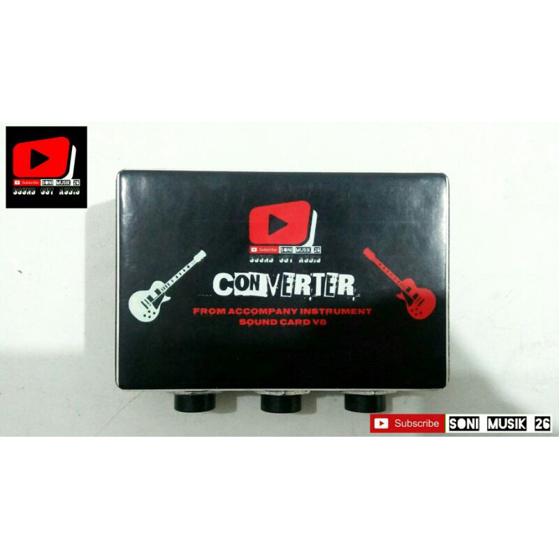 Converter Soundcard V8 - 3 Input High Quality (Converter Soundcard V8 Pasif)