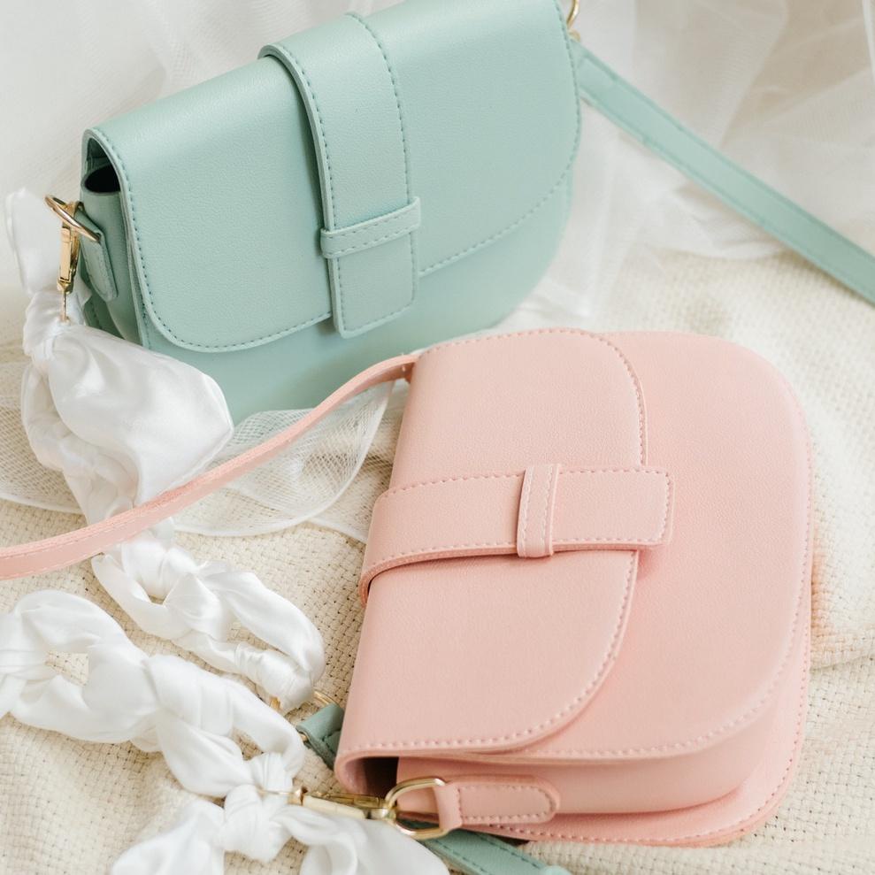 ㆄ IGOTCHA Sling Bag - Lena Bag Sling Bag Syal Satin [A-4] •