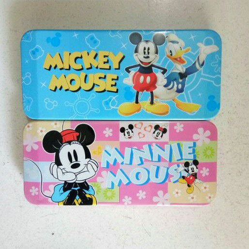 

Kotak Pensil / Tempat Pensil / Pencil Case Mickey Minnie Mouse DL-5001