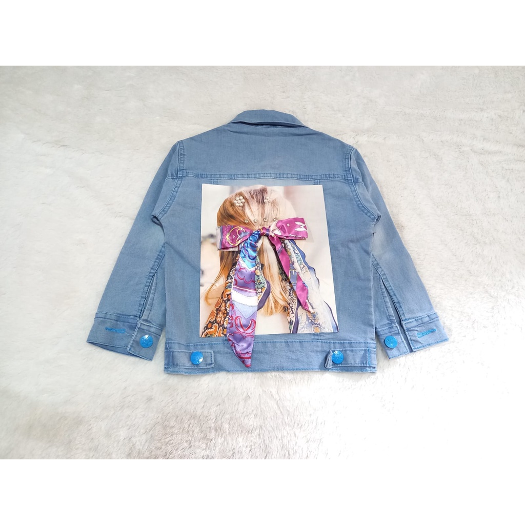 JAKET JEANS ANAK CEWE/JAKET JEANS ANAK