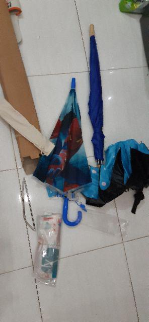 Payung Tongkat / Payung Standard / Grc / Gagang Kayu Kombinasi - 5500