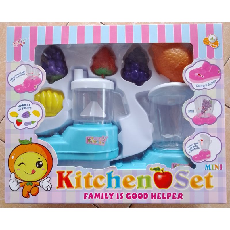 Mainan kichen set blender jus buah
