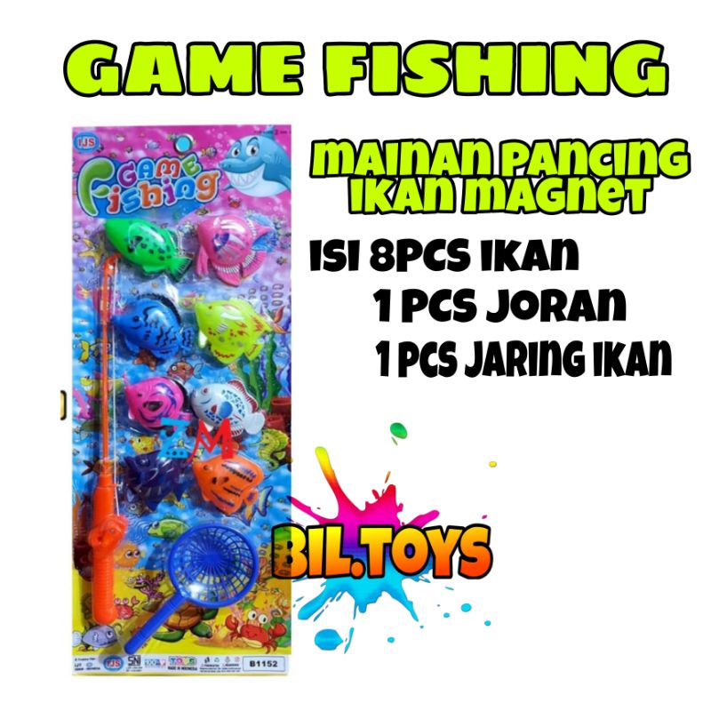 MAINAN ANAK EDUKASI MANCING / PANCINGAN IKAN FISHING GAME B1152