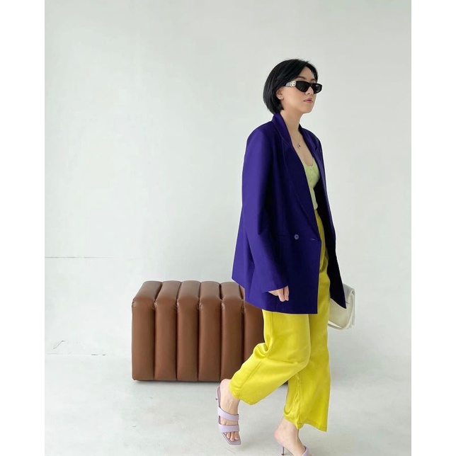 TRICK & TRICKY OVERSIZED BLAZER ELECTRIC BLUE