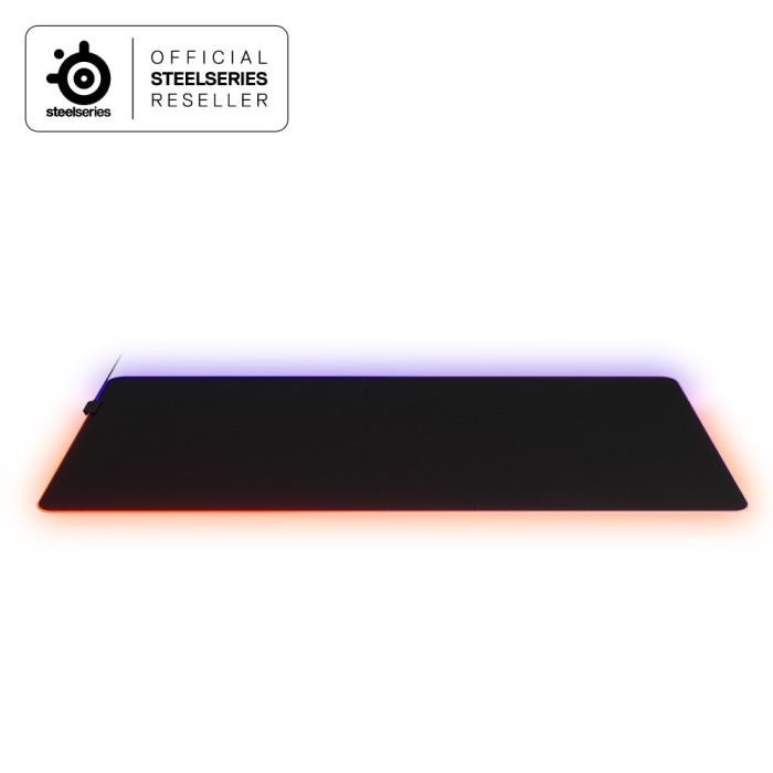 Steelseries Qck Prism Cloth 3 XL RGB - Gaming Mousepad - W 1220 x L 590 x H 4mm - Original