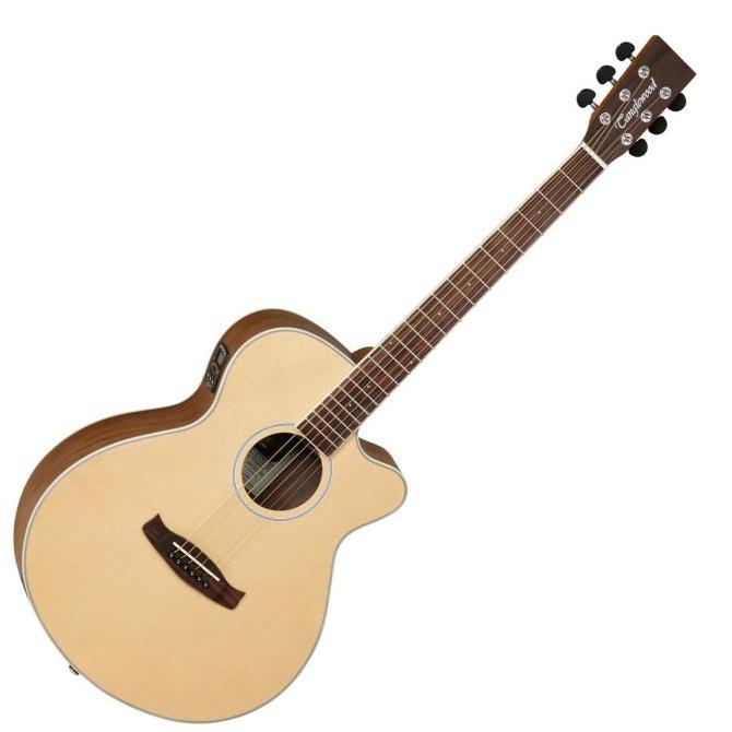 Tanglewood Dbt Sfce Bw Accoustic Electric Guitar Abuzahasim